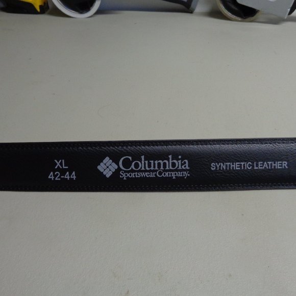 New Columbia Tigard black active stretch belt mens size 42-44 - Picture 3 of 6